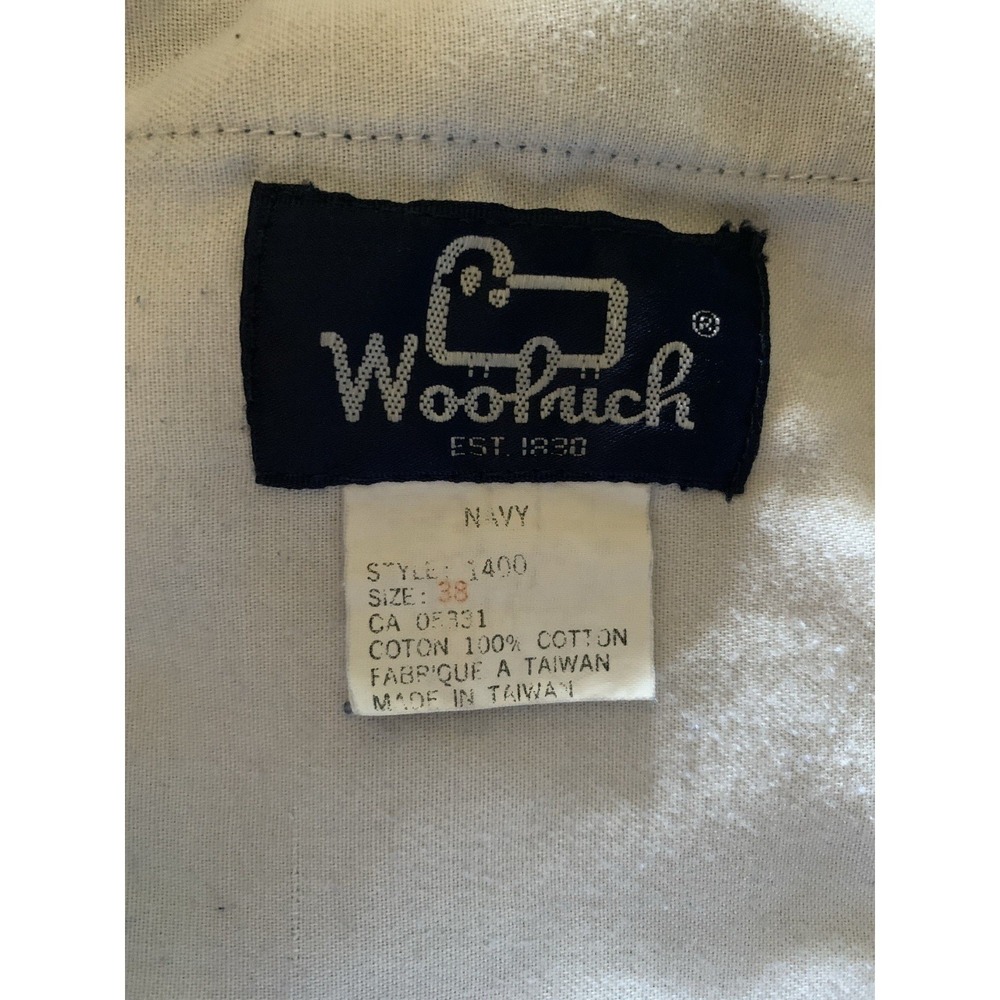 VTG Woolrich Men's Navy Corduroy Pants 34x29 Pleated Baggy Loose - Picture 9 of 16